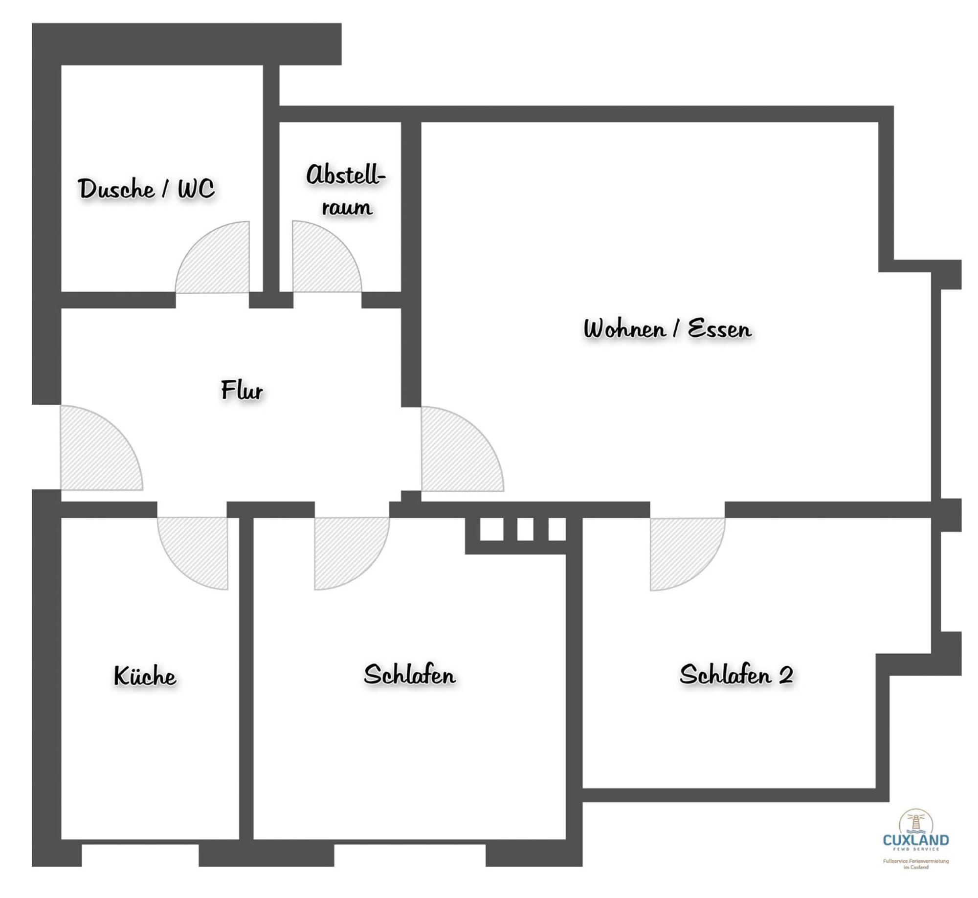 Haus Kerstin Duhnen Wohnung 9 Cuxhaven Bagian luar foto
