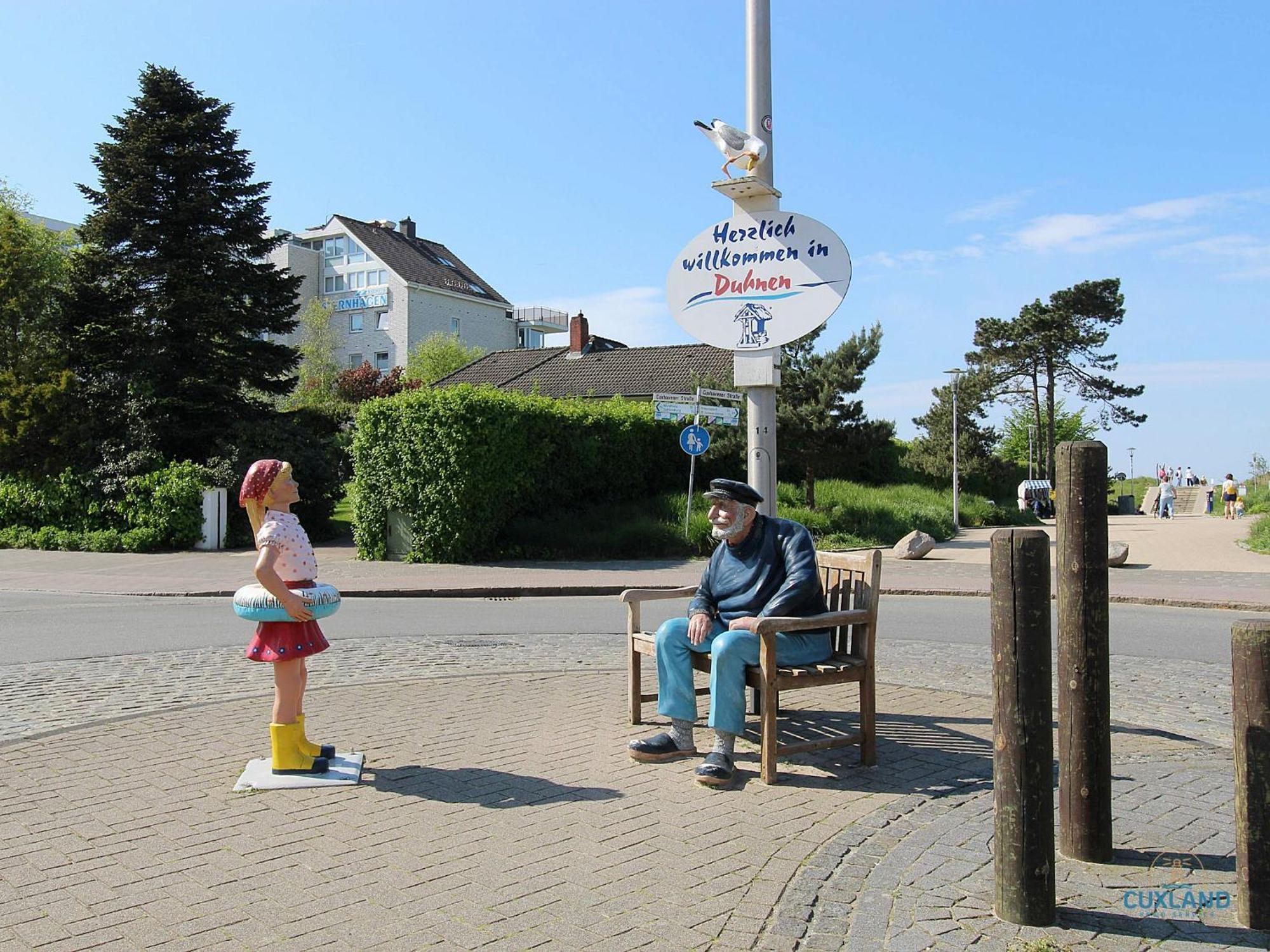 Haus Kerstin Duhnen Wohnung 9 Cuxhaven Bagian luar foto